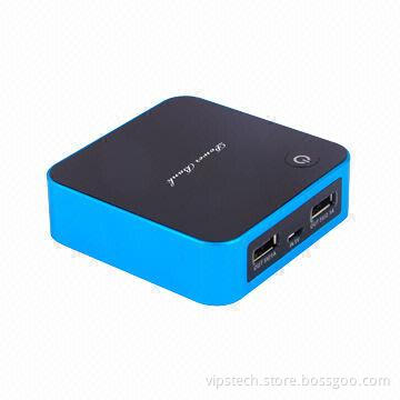 Charger for iPhone, with 6,600mAh high capacity, double outputs and triple safety protection